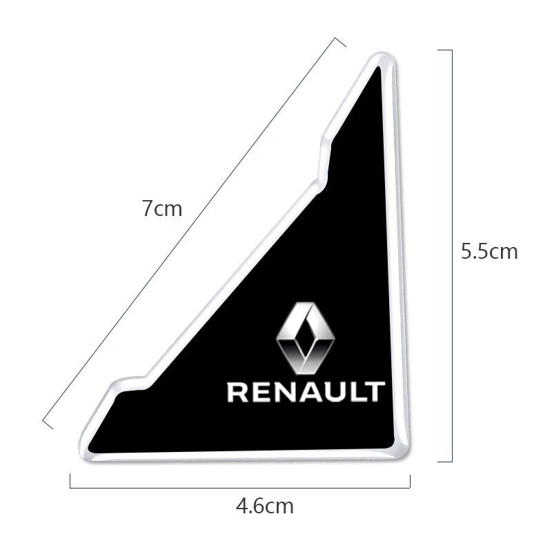 2 Piece Car Door Anti-collision Corner Protectors Stickers For Renault RS Megane 2 3 4 Trafic Scenic 2 Clio Captur Twingo QM6 Z666