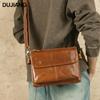 Men's Top-Grain Cowhide Oil-Wax Leather Vintage Shoulder Bag - Casual Commuting Crossbody Bag