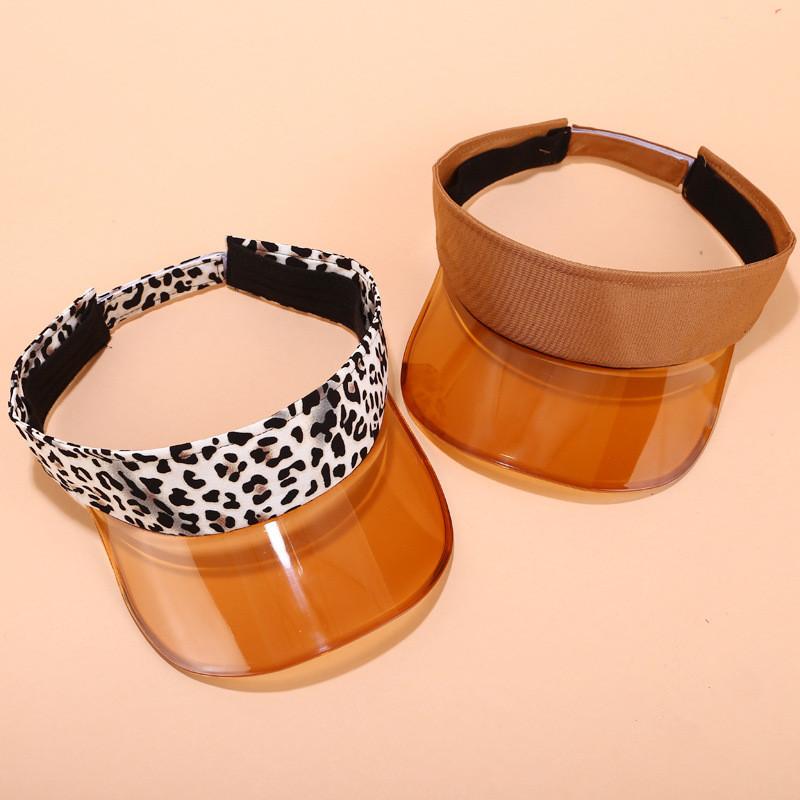 Summer Pvc Sun Hat With Extended Brim For Outdoor Beach Activities And Casual Wear