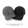 Autumn Winter Wool Cap Men Solid Color Baseball Cap Full Seal Warm Hat