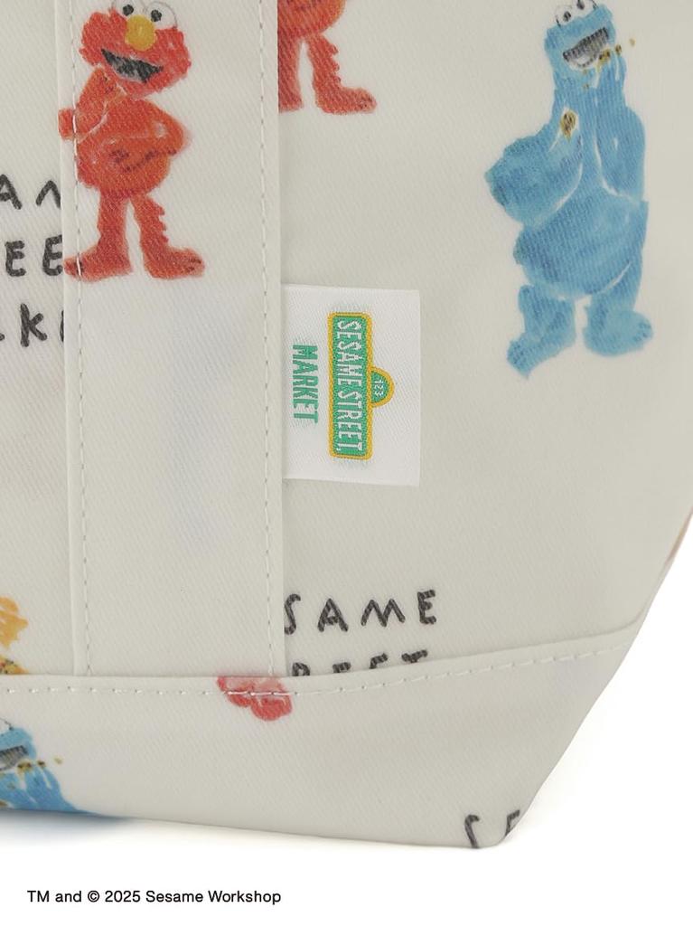 Sesame Street Market FRIENDS Diaper Bag (SSMUGB256225) in a Toshiyuki Hirano Collaboration, Women's Mix, Free Size