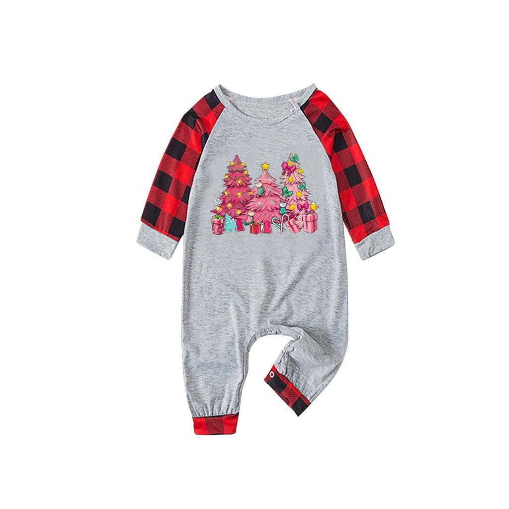 Christmas Print Family Matching Long Sleeved Parent-child Suit Home Clothes Suit Fall