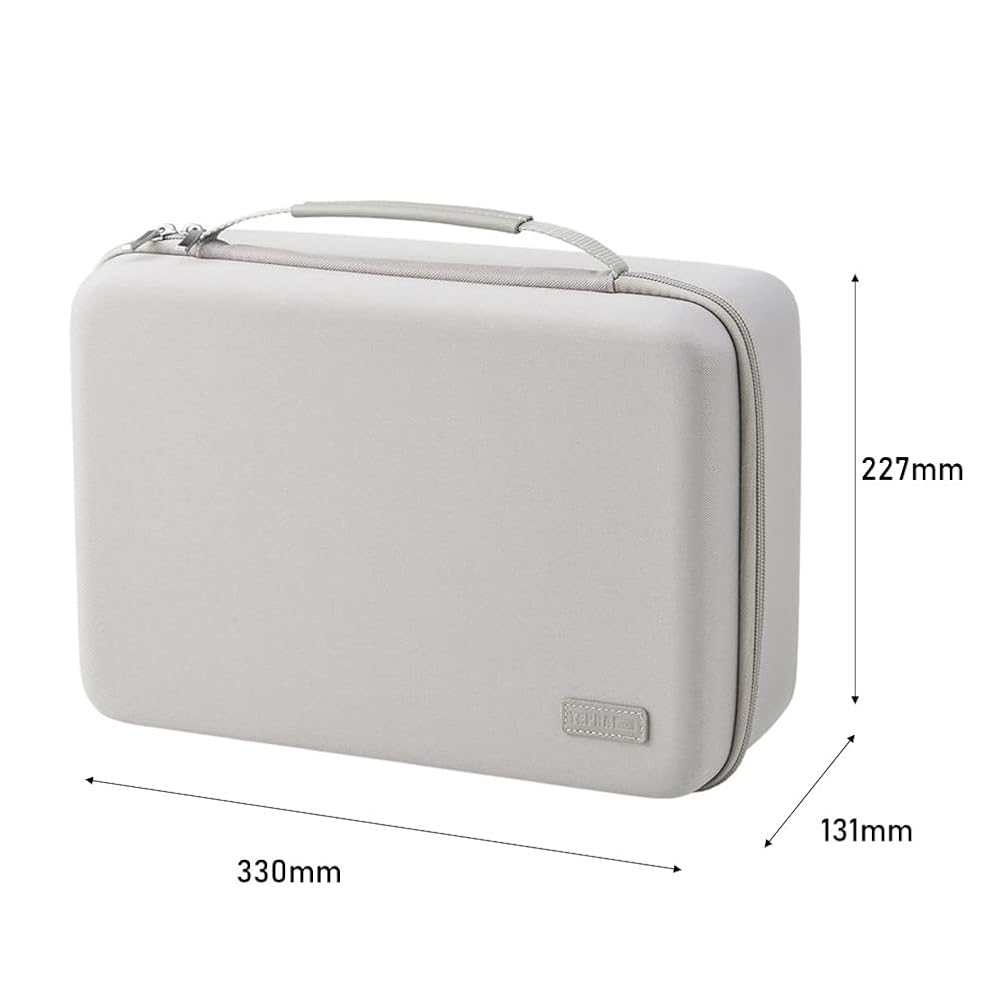 King Jim Tepra PRO Semi-Hard Storage Case, Gray SR11B