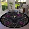 Bat Retro Round Area Rug,Carpet Rug for Living Room Bedroom Sofa Playroom Decor,Non-slip Floor Mat100