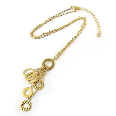 [F9161] - Gold-Plated Necklace 'Choreography'