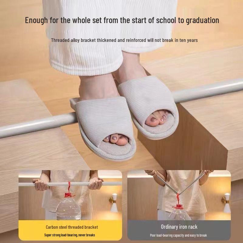 Retractable Bunk Bed Mosquito Net Frame for Student Dormitory