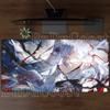 Gaming Wuthering Waves Hiyuki Mousepad Gaming Office Keyboard XXL Mouse Pad Anime Sexy Girl Rubber HD Printing Overlock Desk Mat
