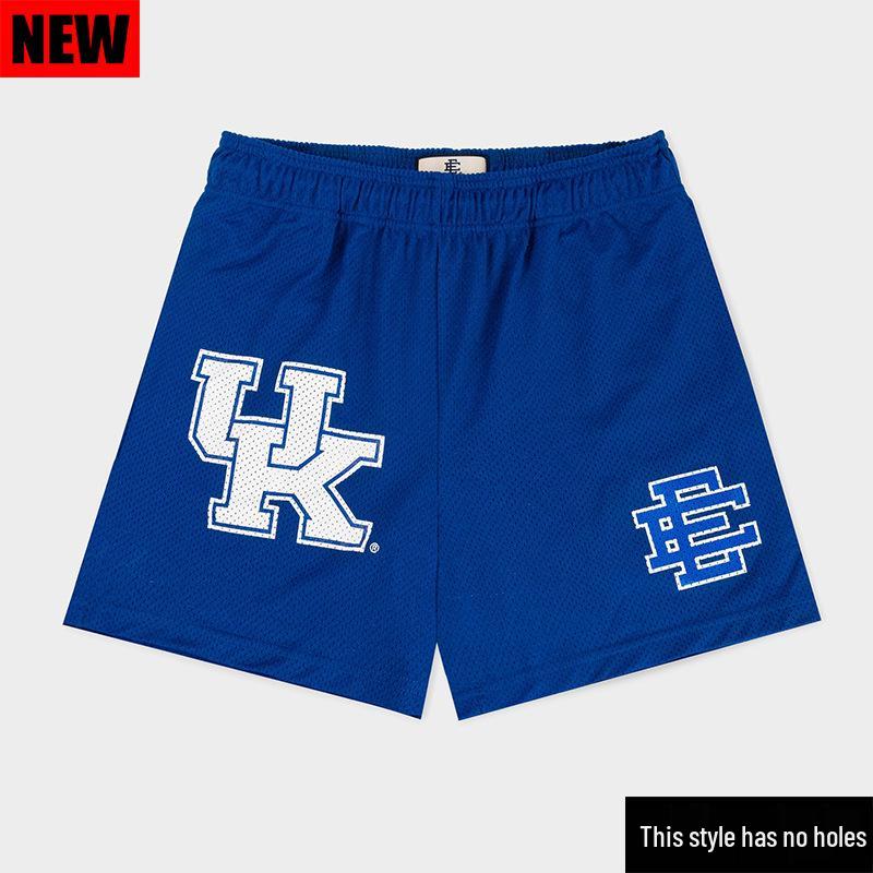 Unisex Amerikanische EE Schnelltrocknende Mesh-Sportshorts zum Laufen & Radfahren - Oberhalb des Knies