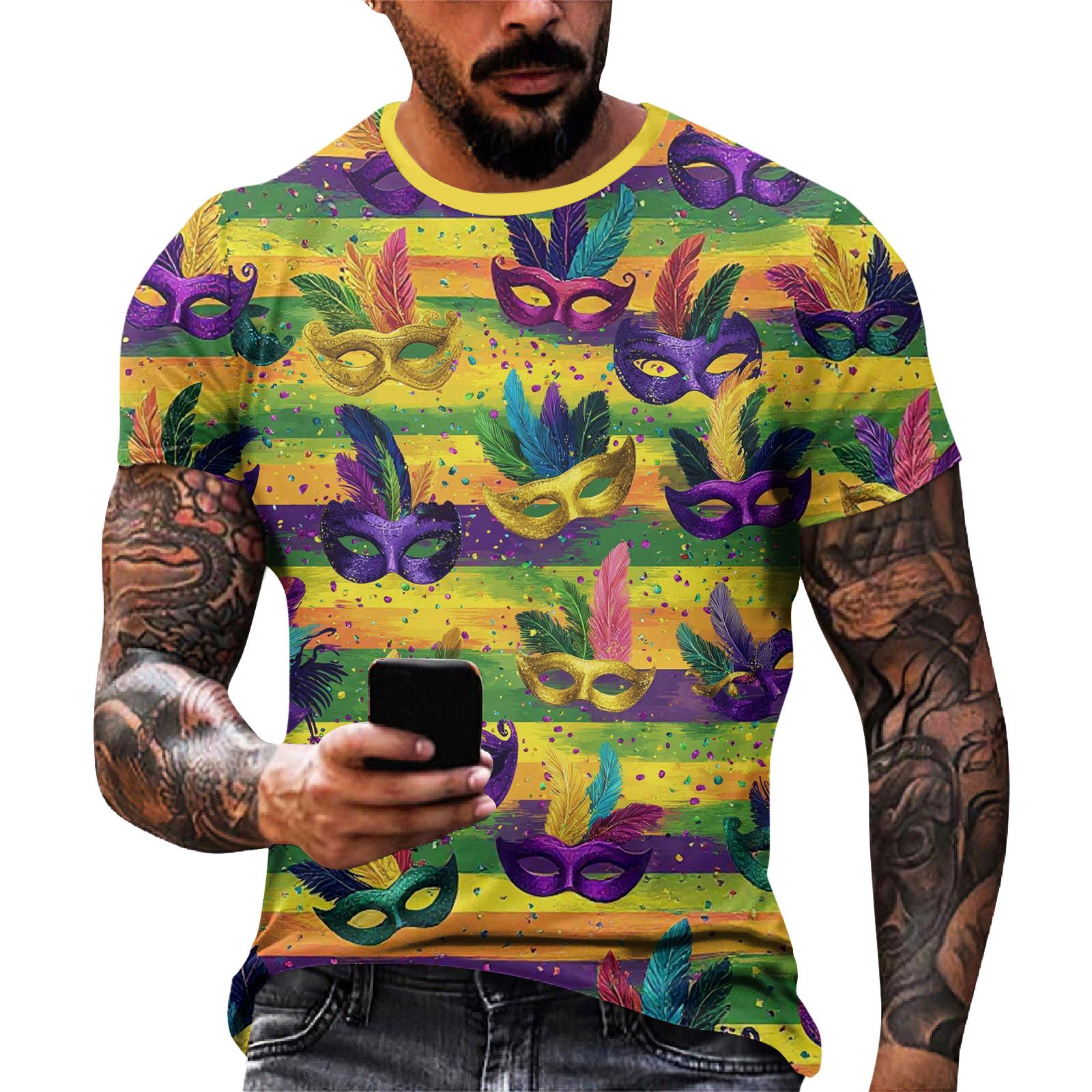 

Men s Casual Round Neck Short-Sleeve T-Shirt XL