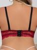 Große Größen BH CD-Körbchen Spitze Kontrast Damen Unterwäsche Sexy Komfort Push-Up Französisch Elegant Tägliche Kleidung