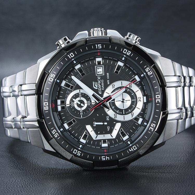 Casio Edifice Black Men's Watch - EFR-539D-1AVUDF Black Watch EFR-539D-1A EFR-539D-1A