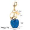Fashion Delicious Red Cherry Keychain Summer Fruits Cherries Pendant Keyring For Women Men Jewelry Bag Key Accessories Gift
