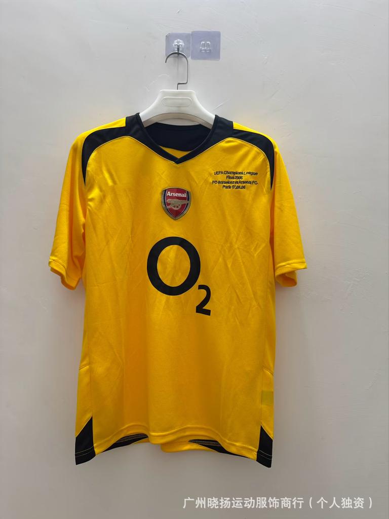 Vintage football jersey Manchester United Arsenal Chelsea Real Madrid short-sleeved jersey