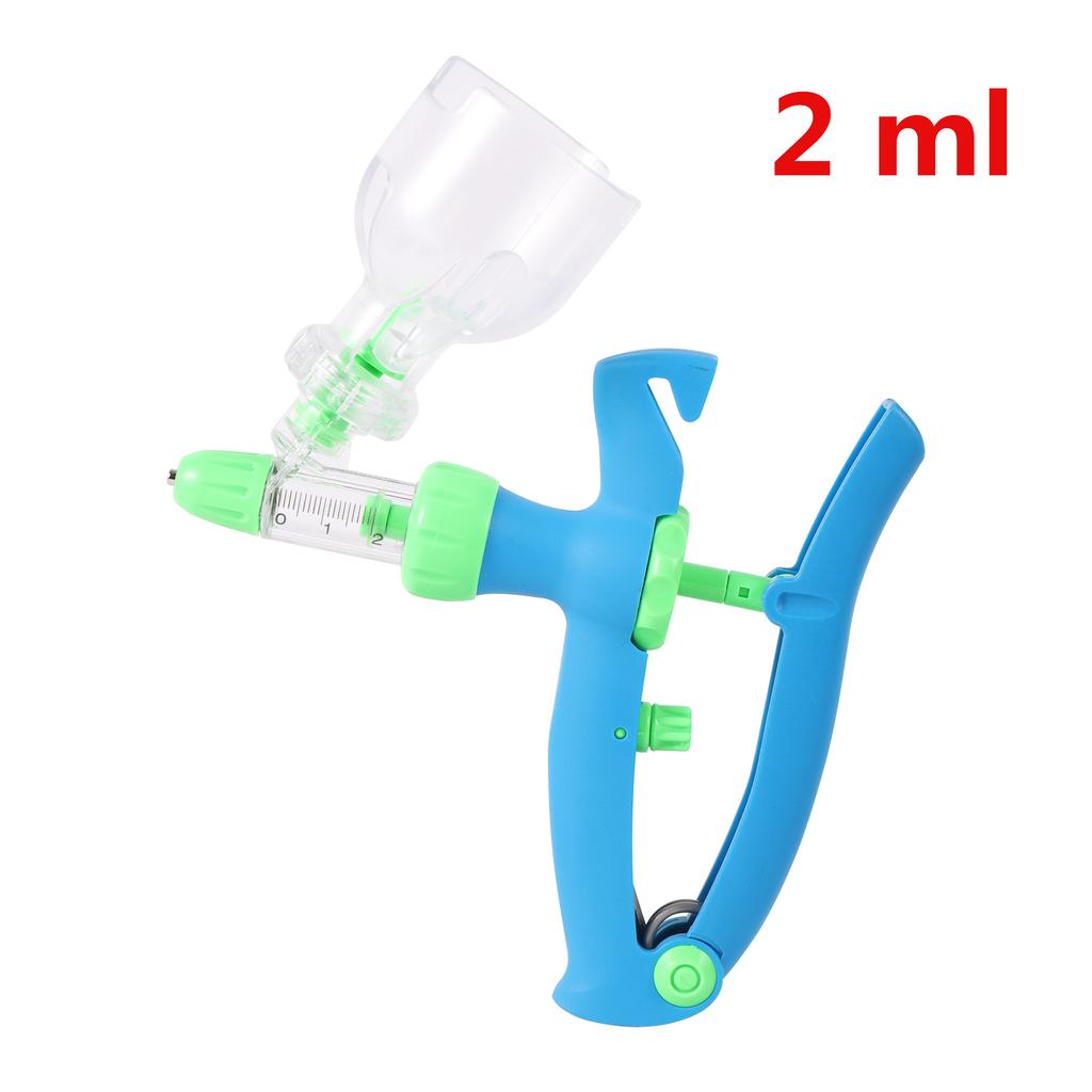 2/5/10ml Syringe Veterinary Continuous Injector Vaccine Injection Poultry Adjustable Automatic For Chicken Duck Pig Cow Sheep