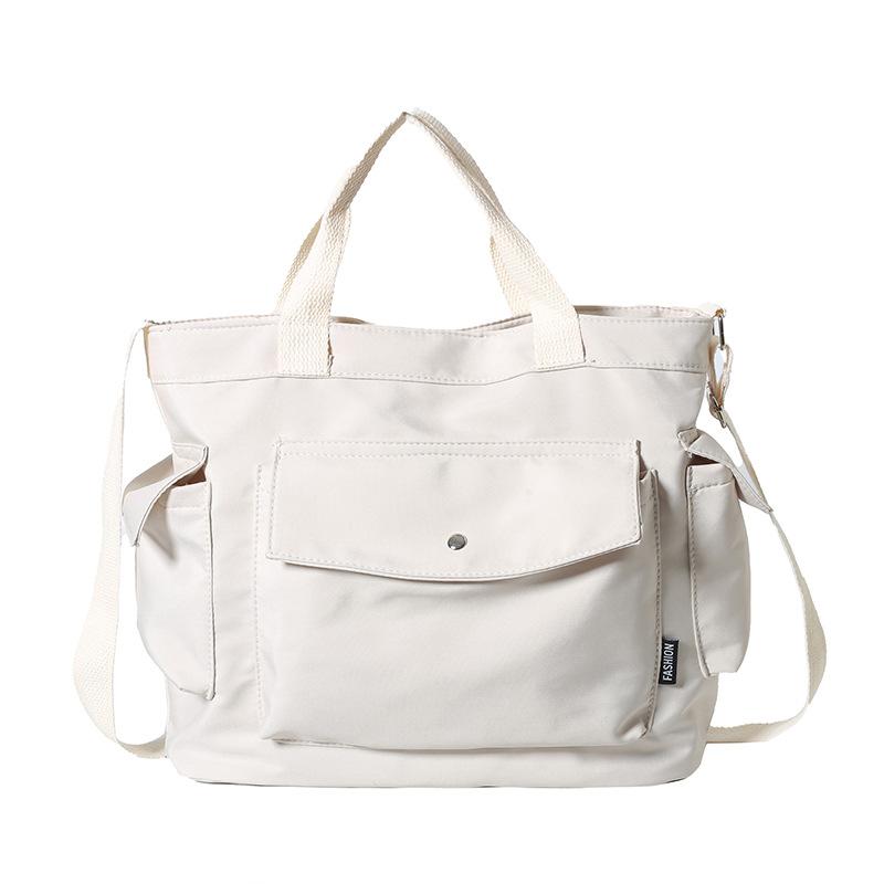 

Японская и корейская холщовая сумка Lazy Wind, большая вместимость, универсальная сумка через плечо, женская студенческая ручная повседневная сумка-тоут