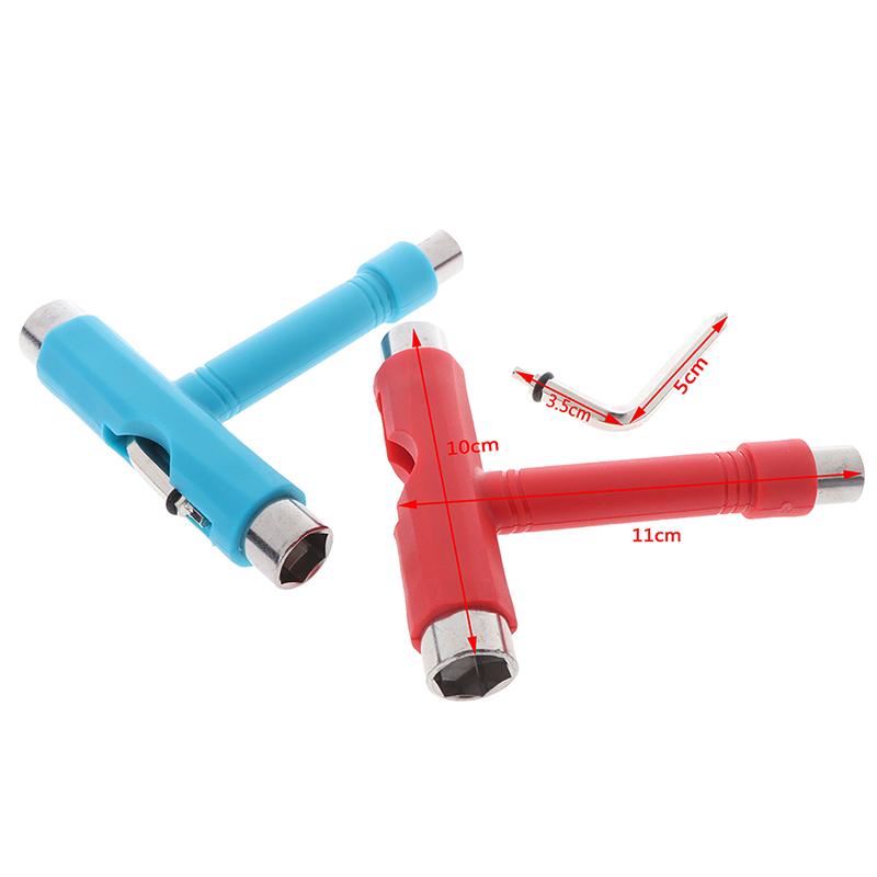 1Pc T-Type Skateboard Tool Screwdriver Socket Skate T-Tool Kick Scooter Tool