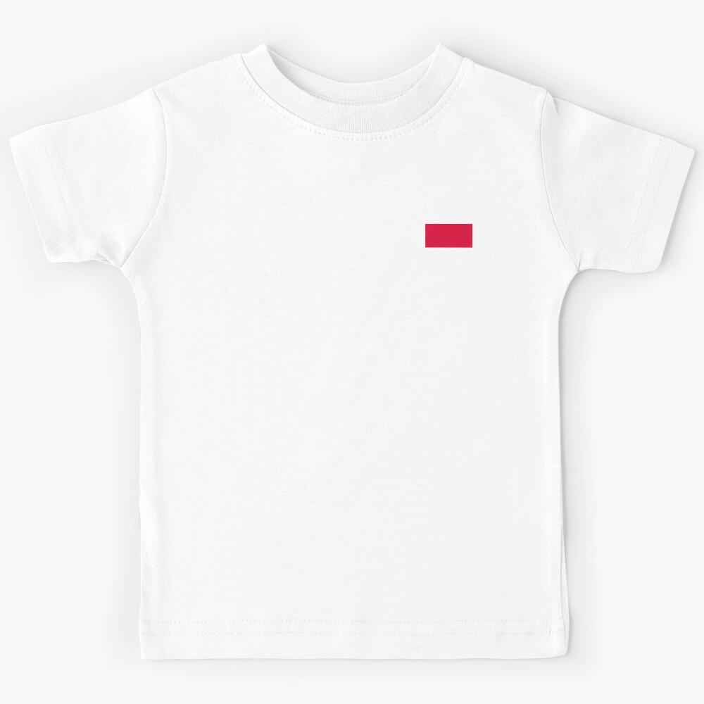 Poland National Flag Clean Design Kids T-Shirt 170