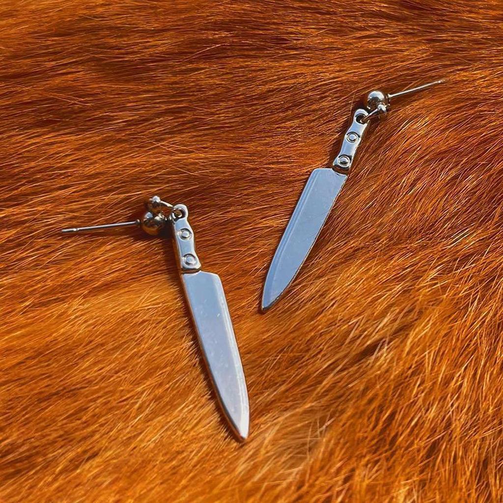 Stylish Y2K Punk Earring with Unique Handmade Unisex Design Ear Drop Lightweight Alloy Jewelry for Trendy Looks