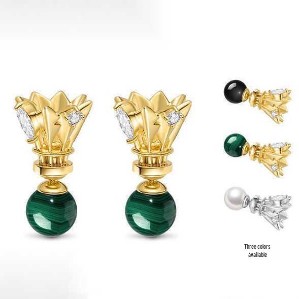 

2024 Women s Originality Designer Sports Feather Earrings - New Unique Style Stud