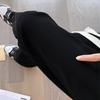 Drawstring Casual Sweatpants for Women, Loose Straight-leg Pants, Lazy High-waisted Drape, Walking and Mopping Wide-leg Pants
