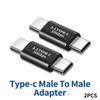NNBILI USB4.0 40Gbps USB C OTG Adapter PD 100W Type C Male to Type C Male Fast Charging 3.1 Type C 10Gbps Converter Data Adapter 3
