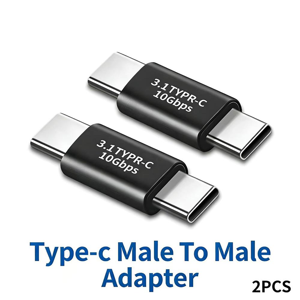 NNBILI USB4.0 40Gbps USB C OTG Adapter PD 100W Type C Male to Type C Male Fast Charging 3.1 Type C 10Gbps Converter Data Adapter 3