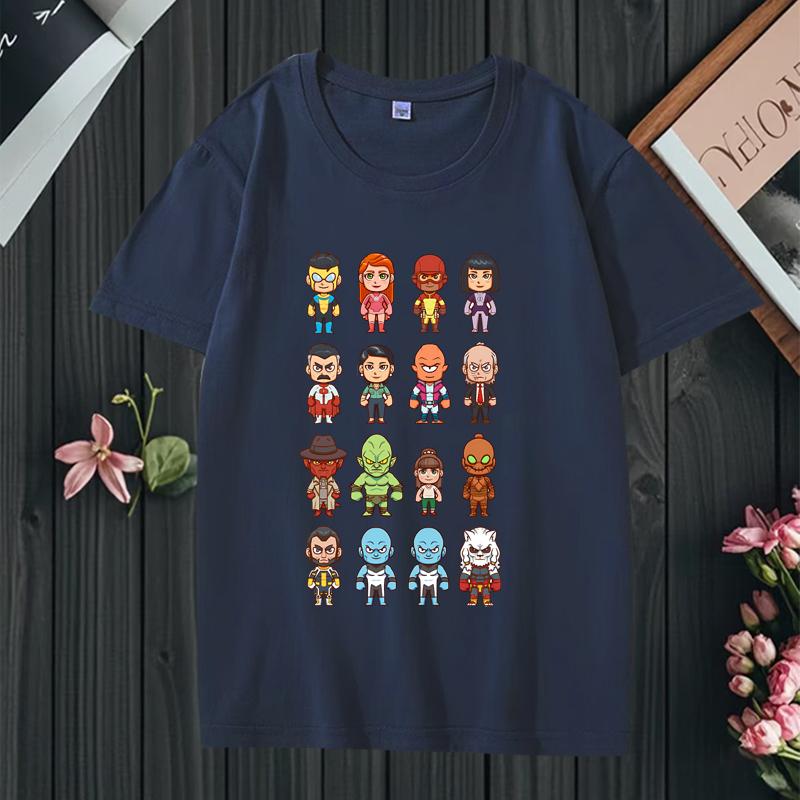 

Invincible Posters and Art Prints T Shirt 2025 Men Women Oversized 100% Cotton Fashion Y2k Funny Short Sleeve Summer Unisex Tops 3XL
