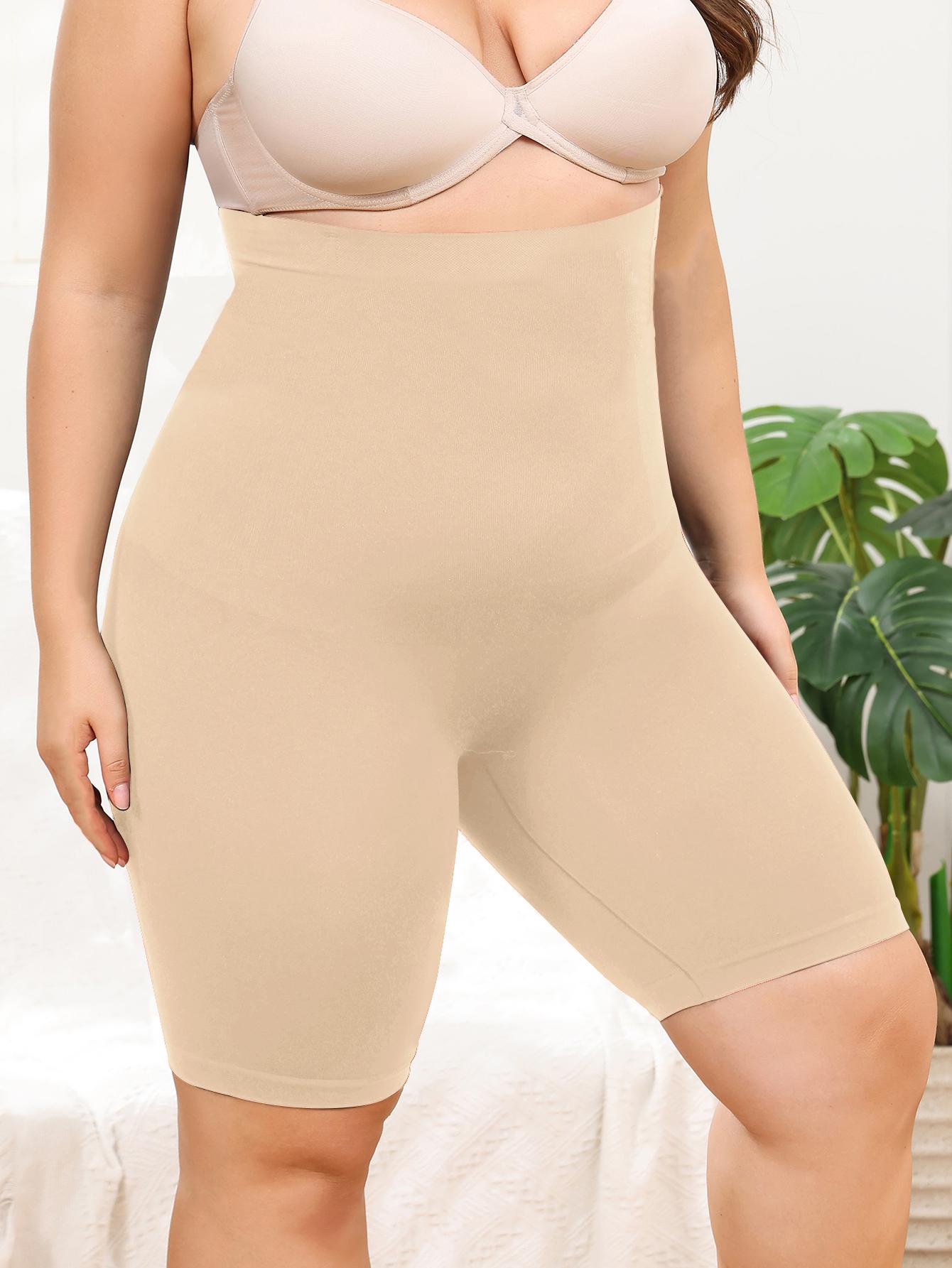 

Утягивающие трусики для женщин, утягивающие бедра, шорты-комбинации, высокая талия, пояс для коррекции живота, бесшовное корректирующее белье XY811-skin-4XL бежевый