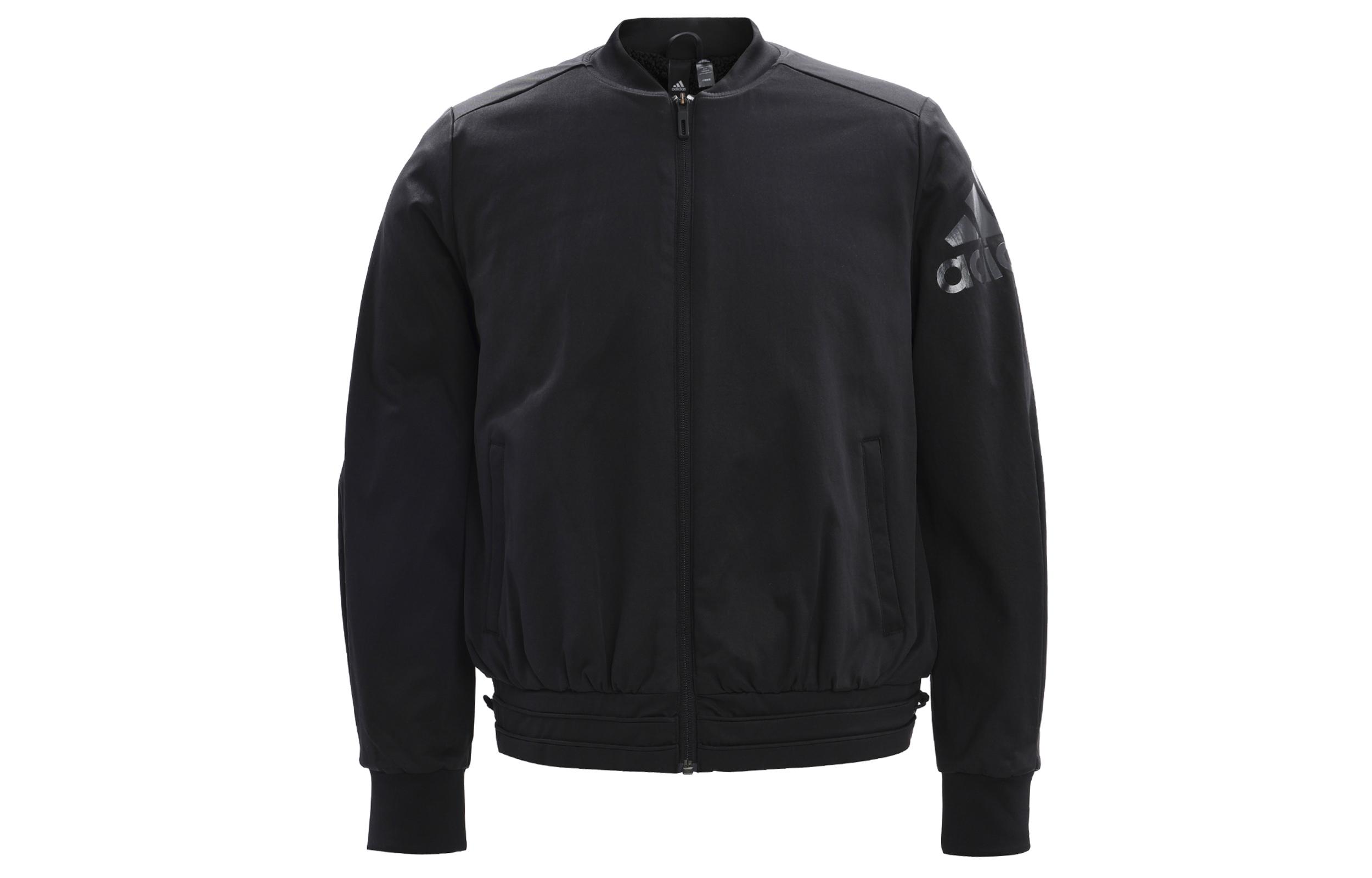 Adidas Jackets Women s Black Baseball Collar Moderate Pilot DX9706 S