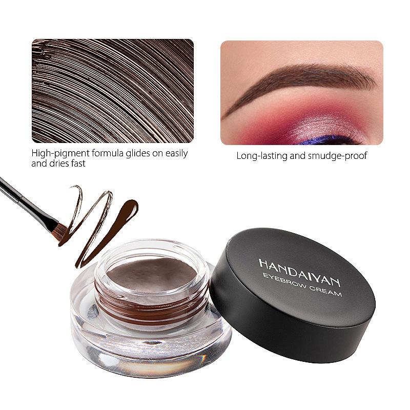 HANDAIYAN 12 Colors Eyebrow Gel Colorful Eyebrow Cream Eyebrow Dye Glue No Fading Waterproof Long Lasting Brow Makeup Cosmetics