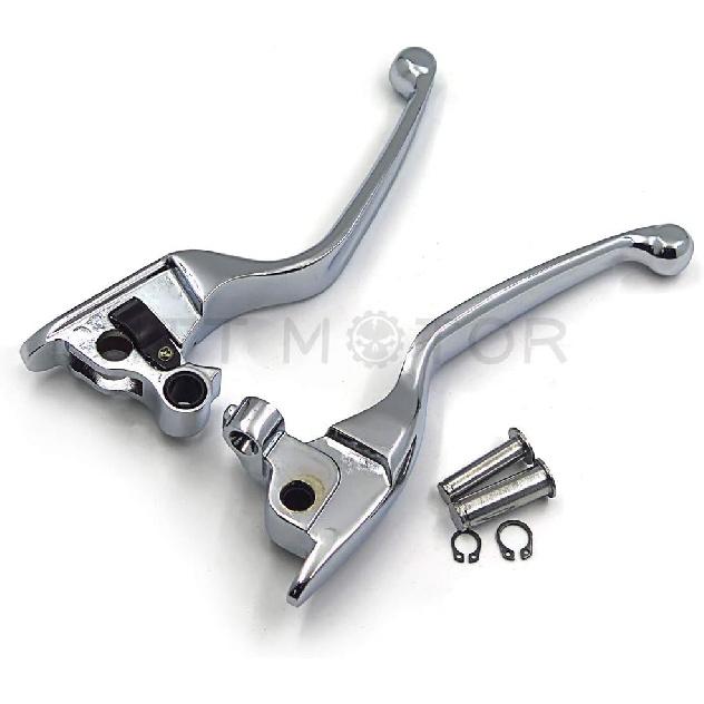 HTTMT MT241-026-CD Parts Chrome Brake Clutch Hand Lever Compatible with Harley 2008-2013 Touring and Trike Models 2014-later FLHR and FLHRC (Does NOT