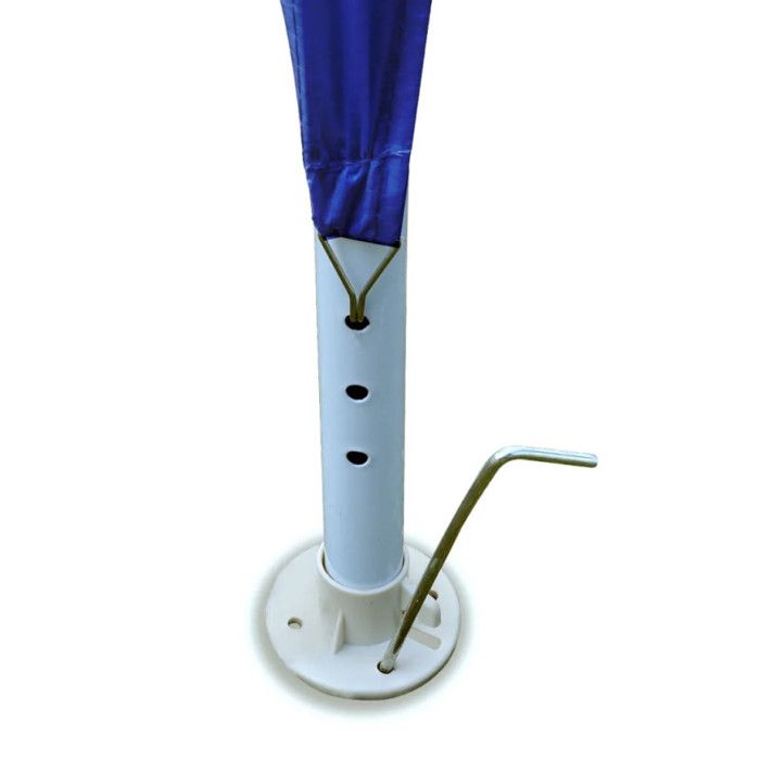 VidaXL Tente de Réception Bleu Tonnelle Pavillon Chapiteau de Jardin Patio 90337