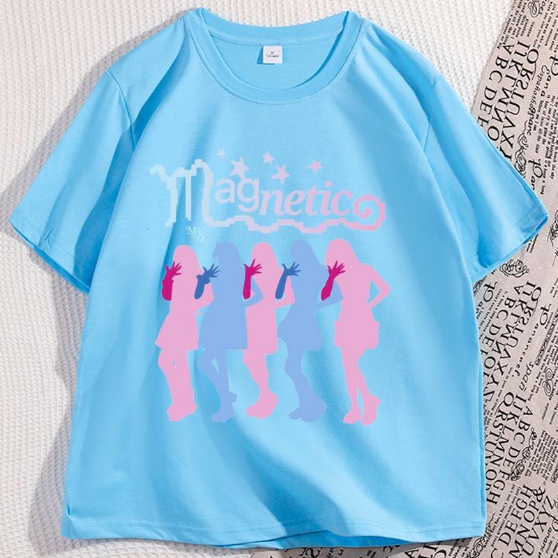 

Koraen Fashion Magnetic Era Graphic T Shirts Casual Cotton Short Sleeve Round Neck Tshirt Streetwear Loose Unisex Clothing 4XL