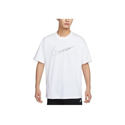 Sportswear Minimalist Fashion Cotton Short Sleeve T-Shirt Men Tops White HJ0747-100