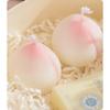 Peach Scented Candle Birthday Gift Creative Fragrance Candle Realistic Fruit-Shaped Candle Holiday Decoration Camellia Fragrance