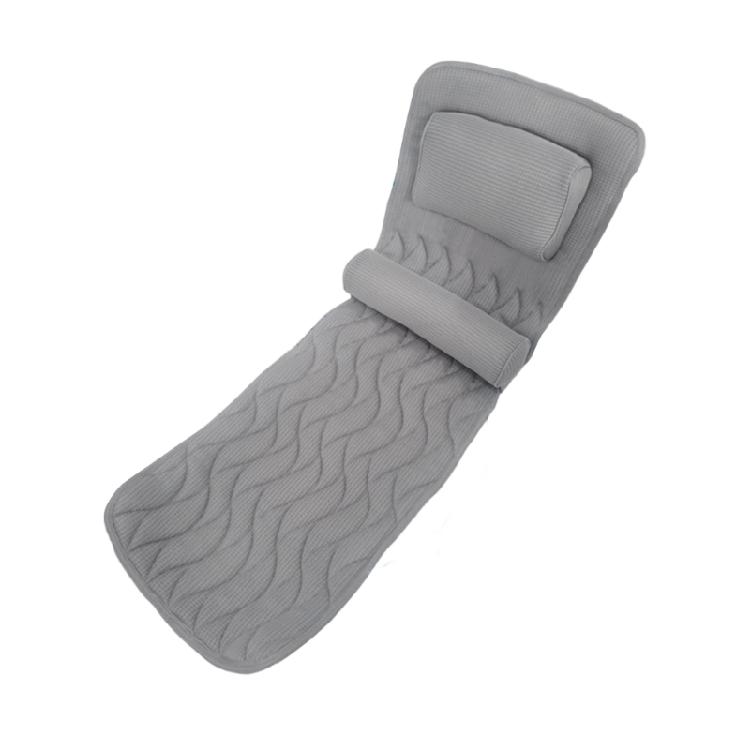 Thick Bath Cushion Adjustable Lumbar Support Breathable Bath Mat Nonslip Bathtubs Cushion with Suction Cups Enduring