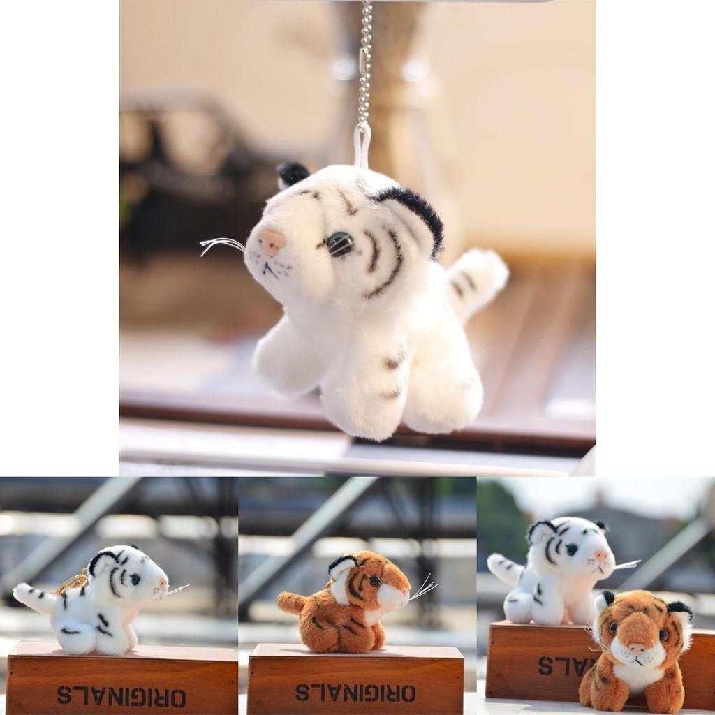 Adorable Plush Mini Tiger Stuffed Animal Cute Small Realistic Doll Toy