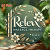 Vintage Metal Wall Art Sign, Relax Massage Therapy Decor for Living Room
