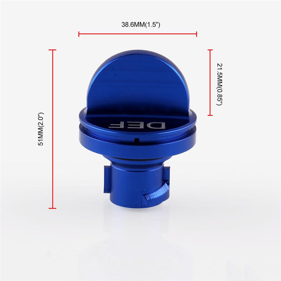 Magnetic Diesel Fuel Cap + DEF Cap Accessory for Dodge RAM Truck 1500 2500 3500 (2013-2018) with 6.7 Cummins EcoDiesel (2013-2017)