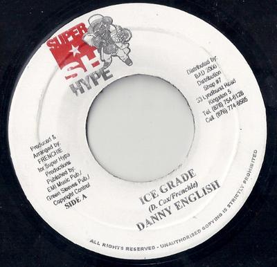 7-Zoll Schallplatte DANNY ENGLISH - Eisgrad KEINE Super Hype Jamaika Reggae, Ska & Dub Gebraucht