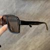 1/6pcs Vintage Square Sunglasses Women Men Thick Frame Brand Eyewear Fashion Chic Polygon Sun Glasses Black Shades