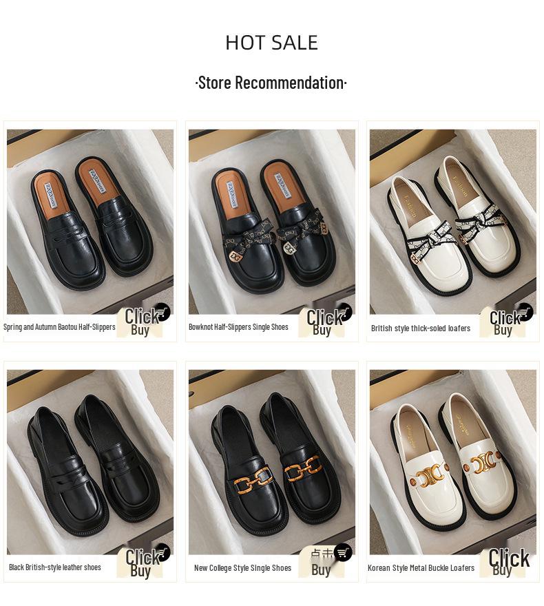 2023 Damen Mary Jane Loafer mit rundem Zeh - Japanischer Schulstil, Flacher Boden, Britische JK Uniformschuhe