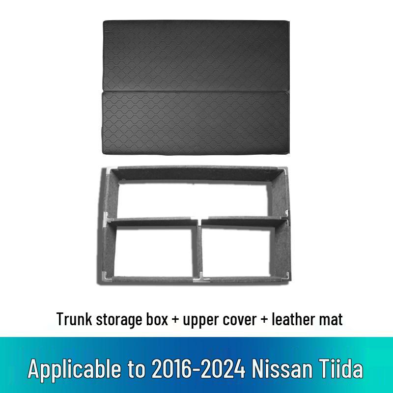 Nissan Tiida Trunk Leveling & Storage Box for Camping & Travel