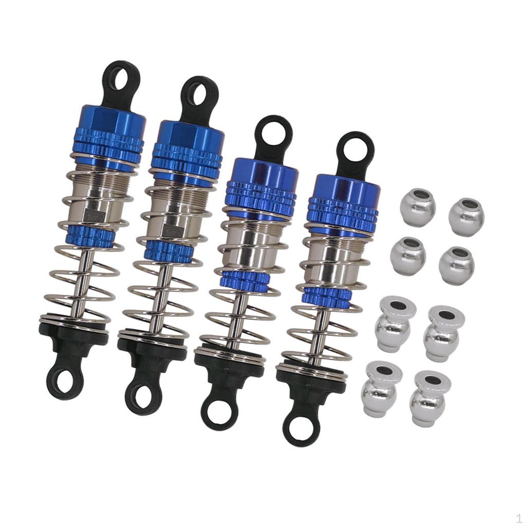 Metal Oil Shock Absorber Kit 66mm and 72mm Replacement for 14210 14209 1: 14 RC Vehicle Accessory