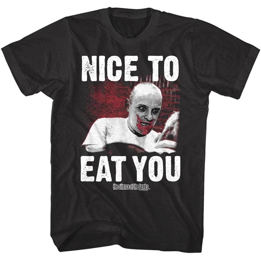Silence of the Lambs Nice to Eat You Men s T Shirt XXXL