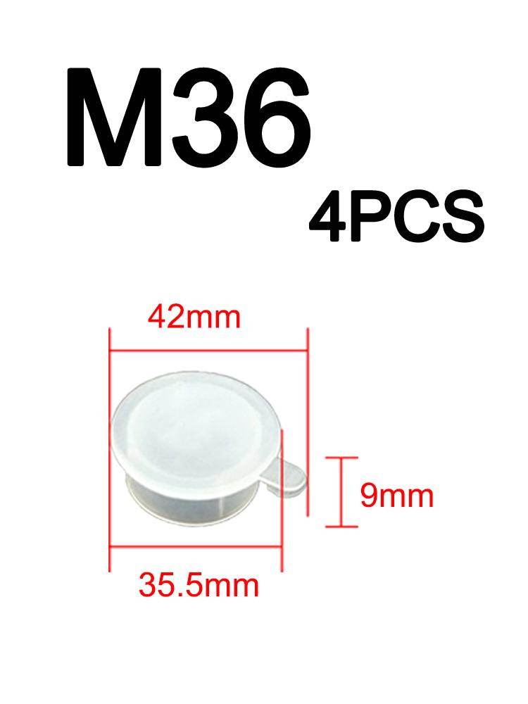 Internal Thread Translucent Plastic Plug Cover Nut Plug, Pipe Plug, Round Plug, Hole Plug Plug, Round Pipe Dust Plug