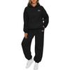 Womens Hooded Sweatshirt Pants Set Casual Streetwear Outfit Long Sleeve Winter Ensemble