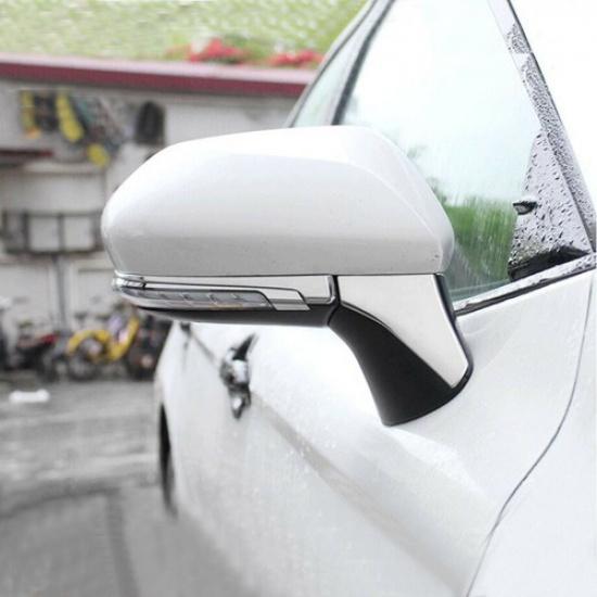 For 2018- Toyota Camry Stainless Side Door Rearview Mirror Cover Trim 4PCS