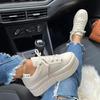 2024 Autumn Women's Plus Size Round Toe Thick Sole Casual Shoes