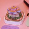 Colorful Tree House Desk Calendar 3D Tear Away Paper Carving Art Memo Pad Holiday Office Desktop Decoration Gift